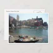 vernazza sunbake briefkaart (Voorkant / Achterkant)