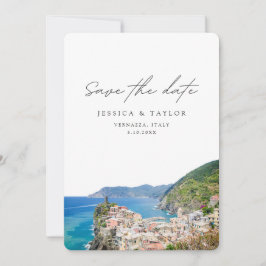 Vernazza Wedding Cinque Terre Save the Date Kaart