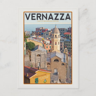 Vernazza (wit) briefkaart