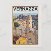 Vernazza (wit) briefkaart (Voorkant)