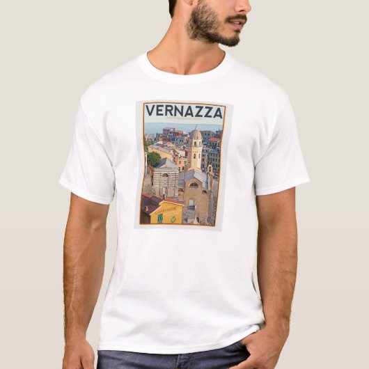Vernazza (wit) t-shirt (Voorkant)