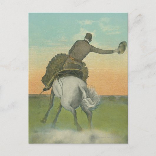 Verne Elliott op High Tower. Briefkaart (Voorkant)