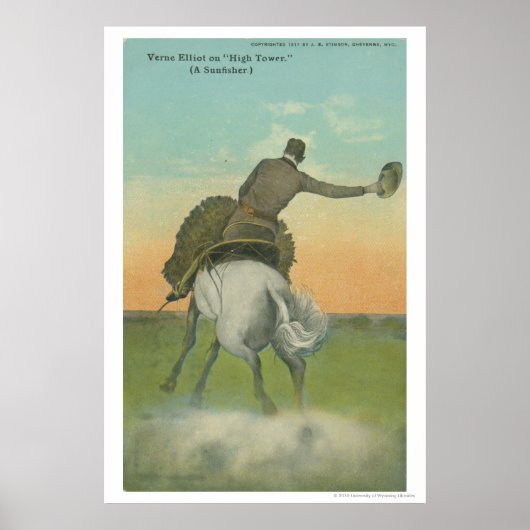 Verne Elliott op High Tower. Poster (Voorkant)