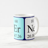 Verne periodieke lijstnaam mok (Voorkant rechts)