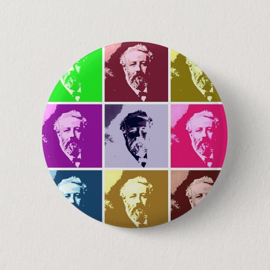 Verne PopArt Ronde Button 5,7 Cm (Voorkant)