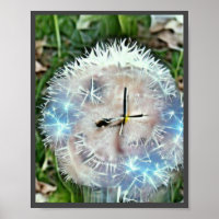 Vernederbare andelion klok A.I. verbeterde foto. P