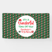 Vernederend jaar 1e verjaardag spandoek (Horizontaal)