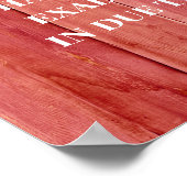 Vernederend jezelf onder God Poster (Hoek)