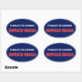 Vernedering van Obama Sticker (Vel)
