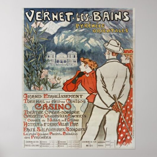 Vernet Les Bains absoluut mooi Poster (Voorkant)