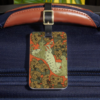 Verneuil Art Nouveau Paard: Vintage Equestrian Bagagelabel