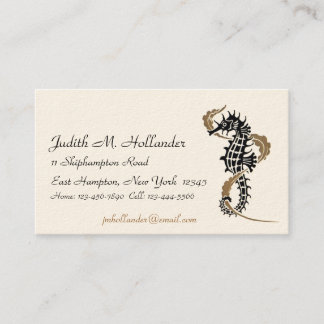 Verneuil Seahorse Art Visitekaartjes