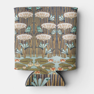 Verneuil Waterlelie Libelle Art Nouveau: Antiek Blikjeskoeler
