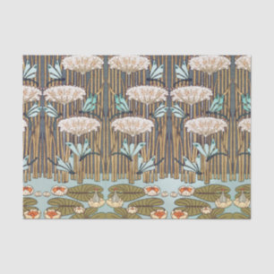Verneuil Waterlelie Libelle Art Nouveau: Antiek Tissuepapier