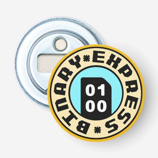 Vernevelaar: Binary Express Bottle Opener (Voorkant)