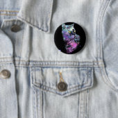 Vernevelkat in de ruimte ronde button 5,7 cm (In situ)