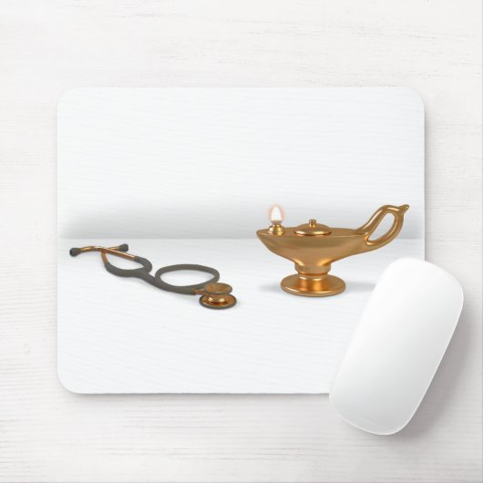 Vernevellamp en stethoscoop muismat (Met muis)