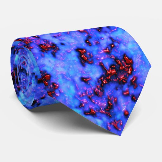 Vernevelspatter Stropdas (Opgerold)