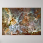 Vernevelsterren galaxy hipster geek coole natuur r poster (Voorkant)