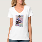 VernFest V-nek T-shirt design voor vrouwen #2 (Voorkant)