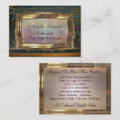 Vernfield elegant Professional Business Visitekaartje (Voorkant / Achterkant)