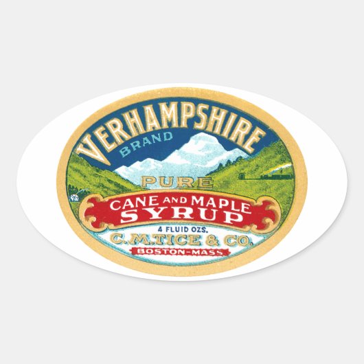  Vernhampshire Cane en Maple Syrup Label (Voorkant)