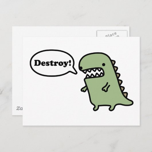Vernietig! Briefkaart (Voorkant / Achterkant)