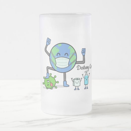 Vernietig COVID19 Matglas Bierpul (Center)