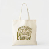 Vernietig de patriarchie-ecologie tote bag (Voorkant)