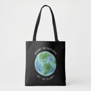Vernietig de patriarchie niet de Canvas tas van de