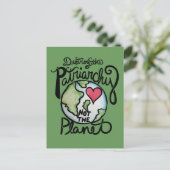 Vernietig de patriarchie niet de planeet briefkaart (Staand voorkant)