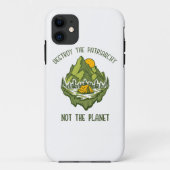 Vernietig de patriarchie niet de planeet Case-Mate iPhone case (Achterkant)