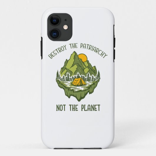 Vernietig de patriarchie niet de planeet Case-Mate iPhone case (Achterkant)