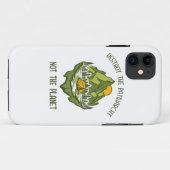 Vernietig de patriarchie niet de planeet Case-Mate iPhone case (Achterkant (horizontaal))