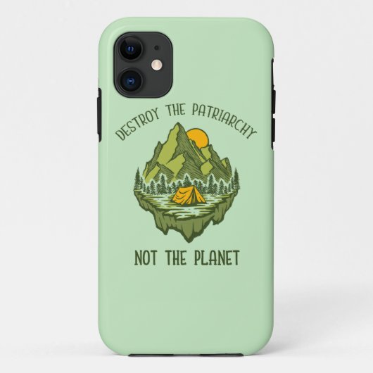Vernietig de patriarchie niet de planeet Case-Mate iPhone case (Achterkant)