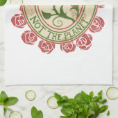 Vernietig de patriarchie niet de planeet Feminist Theedoek (Gevouwen)