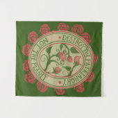 Vernietig de patriarchie niet de planeet Feminist Wandkleed (Voorkant (horizontaal))