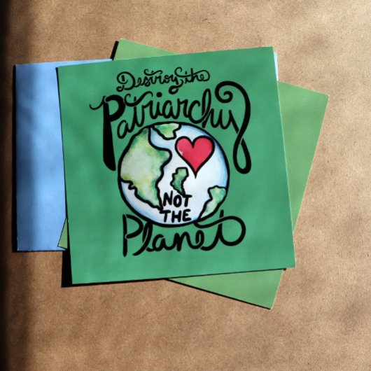 Vernietig de patriarchie niet de planeet poster