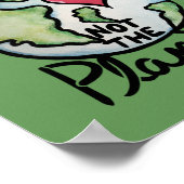 Vernietig de patriarchie niet de planeet poster (Hoek)