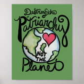 Vernietig de patriarchie niet de planeet poster (Voorkant)
