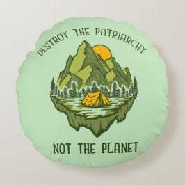 Vernietig de patriarchie niet de planeet rond kussen