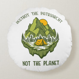 Vernietig de patriarchie niet de planeet rond kussen