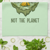 Vernietig de patriarchie niet de planeet theedoek (Gevouwen)