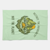 Vernietig de patriarchie niet de planeet theedoek (Horizontaal)