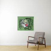 Vernietig de patriarchie niet de planeet wandkleed (In Situ (horizontaal))