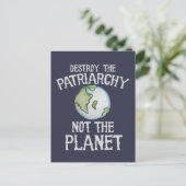 Vernietig de patriarchie niet het shirt van de pla briefkaart (Staand voorkant)