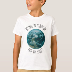 Vernietig de patriarchy feminist t-shirt
