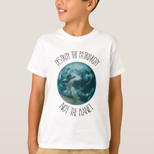 Vernietig de patriarchy feminist t-shirt (Voorkant)