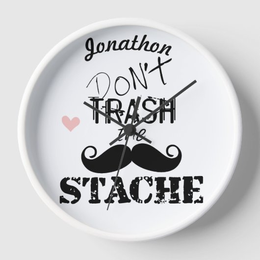 Vernietig de Stache Mustache Retro Hipster niet (Voorkant)
