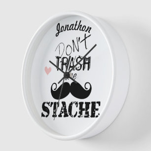 Vernietig de Stache Mustache Retro Hipster niet